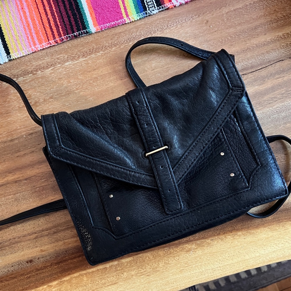 Tory Burch Black Leather Crossbody Bag